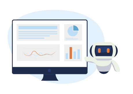 KI Symbol mit BIldschirm KI Symbol mit BIldschirm